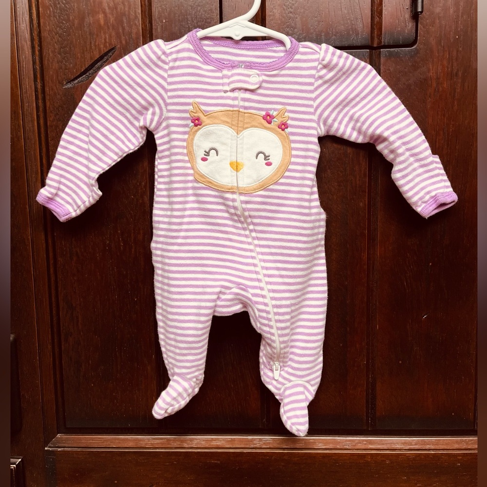 Carter's One Pieces | Carter's
Preemie Owl Two Way Zip Sleep Size NB
